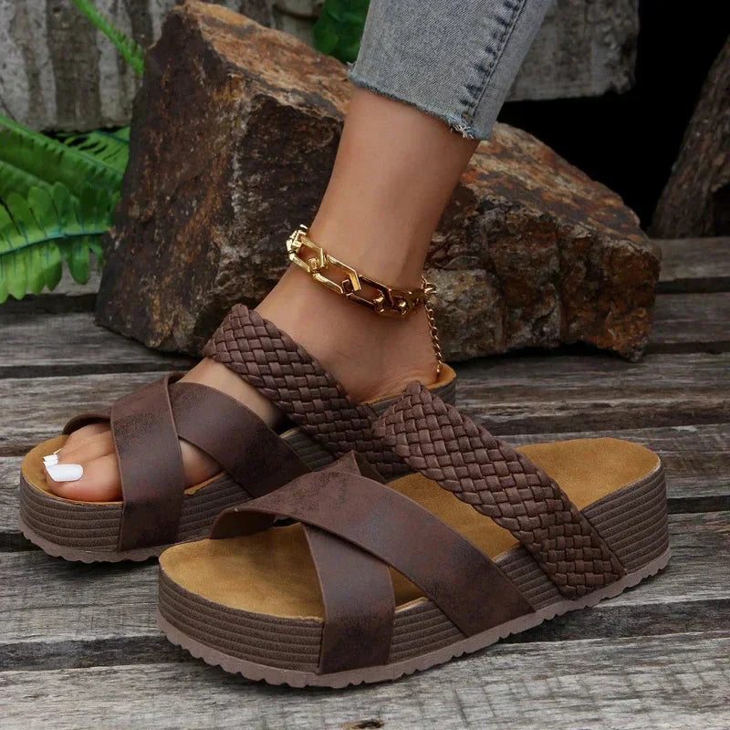 Damen Orthopädische Sandalen Flore für Komfort & Schmerzlinderung. Bequeme Gesundheitsschuhe für Fußgesundheit.