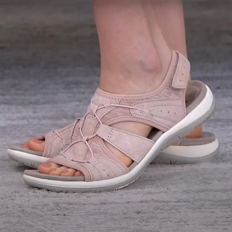 Damen Freizeitsandalen: Moderne Orthopädische Sandalen für Komfort & Halt im Sommer.