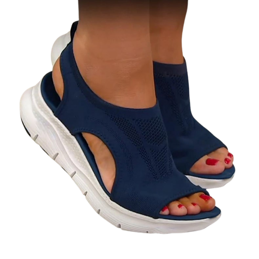 Damen Orthopädische Sandalen: Komfortschuhe mit Haltungskorrektur & Memoryfoam für Alltag & Sommer.