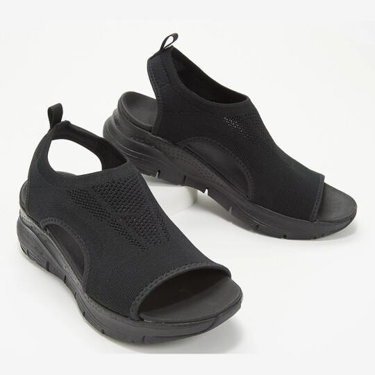 Orthopädische Damen Sandalen für Sommer und Alltag, bieten Haltungskorrektur & schmerzlindernden Komfort.