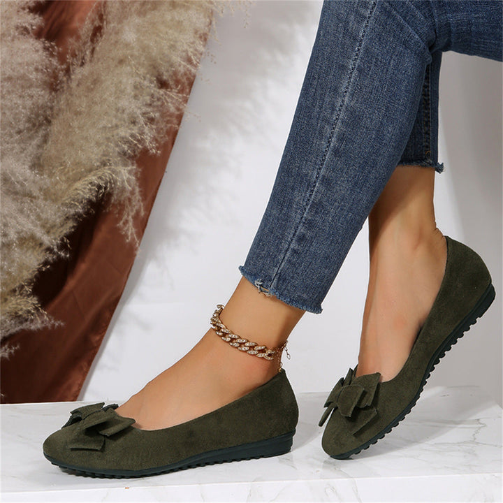 Orthopädische Damenschuhe Olivia mit verstellbarer Passform für optimalen Halt und individuelle Anpassung.