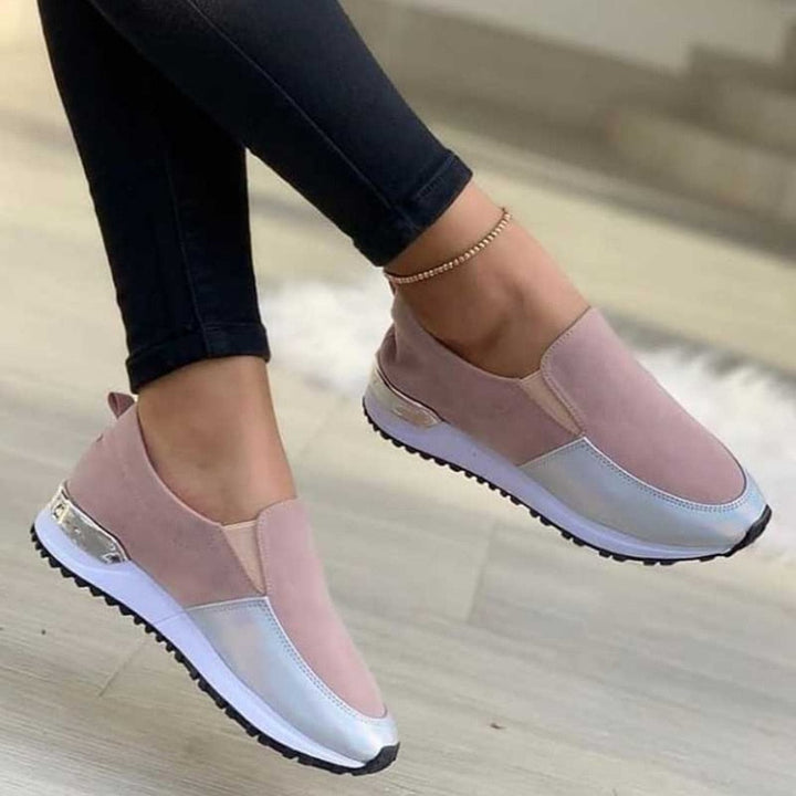 Bequeme Damen Sneaker mit Gelpolster & Stoßdämpfung. Orthopädische Komfortschuhe für Freizeit & Alltag.