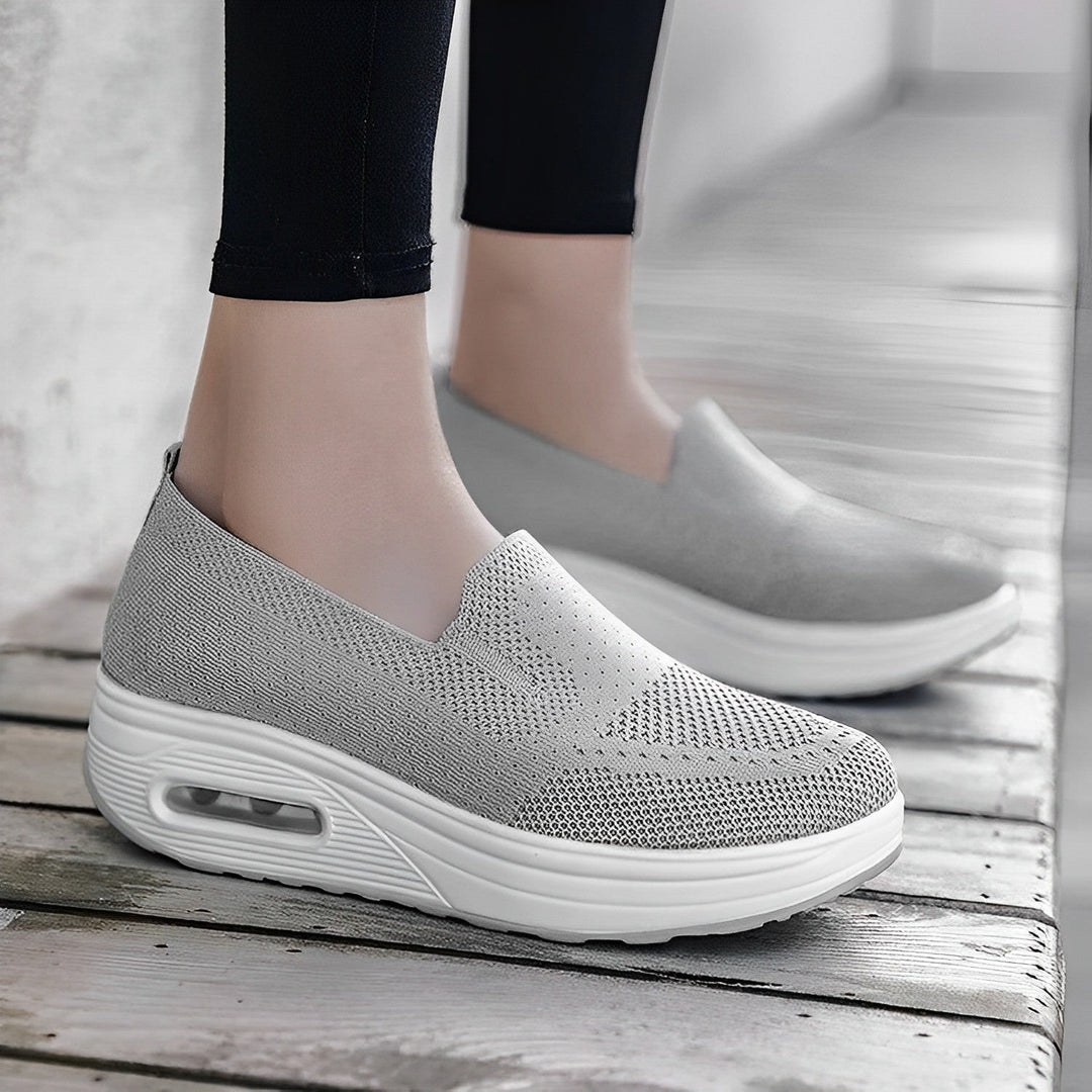 Damen Orthopädische Sneakers, atmungsaktiv & weich, ideal für täglichen Komfort & Fußgesundheit.