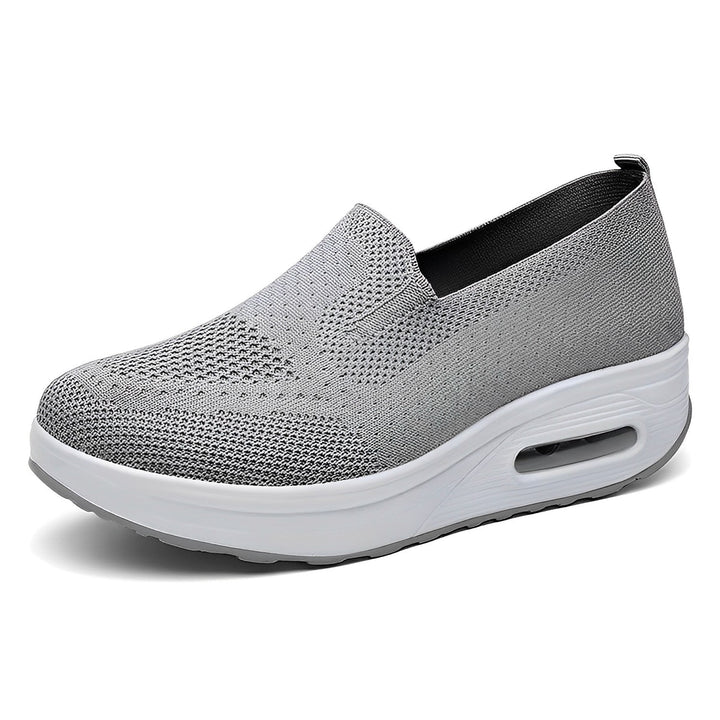 Ergonomische Damen-Freizeitschuhe, weiche Polsterung am Knöchel für orthopädischen Komfort.