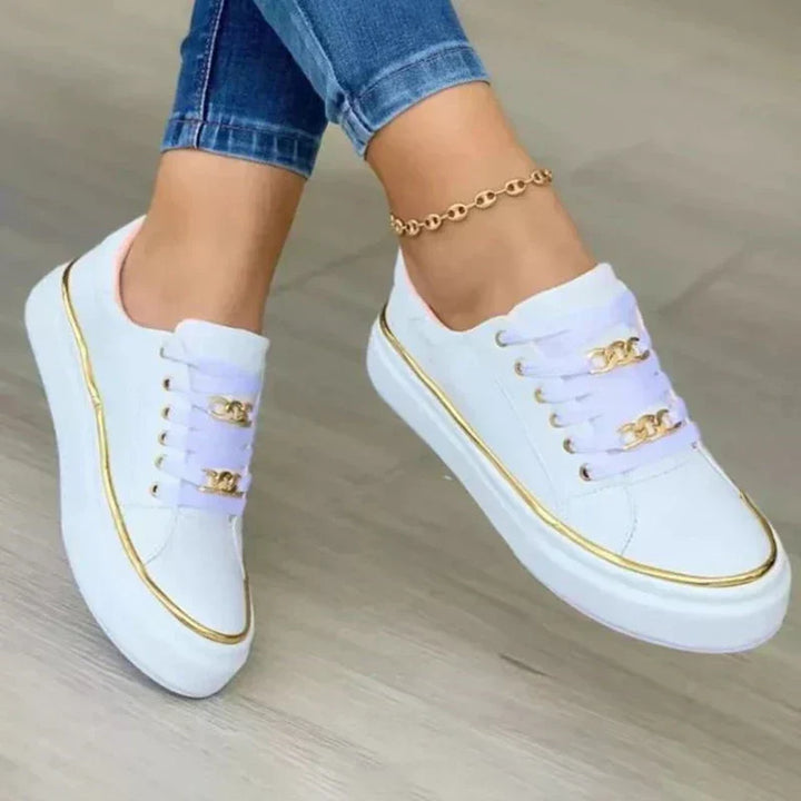 Orthopädische Damen Sneakers für Schmerzlinderung. Bequeme Alltagsschuhe, rückenfreundlich & fördern Fußgesundheit.