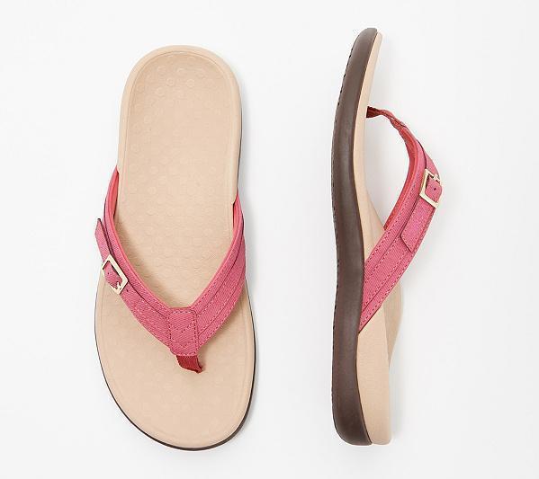 Gesunde Damen Sommersandale mit orthopädischer Fußgewölbe-Stütze. Rutschfest & komfortabel.