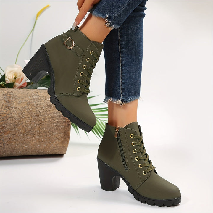 Damen Komfortschuhe: Orthopädische Stiefeletten mit gepolstertem Fußbett für Eleganz.