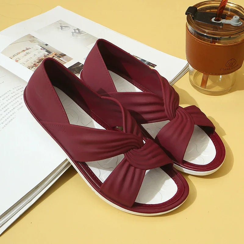 Elegante Damen Zehensandalen, orthopädisch. Optimale Dämpfung für bequeme Schritte, auch bei Fersensporn.