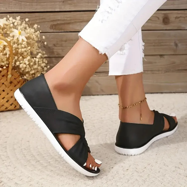 Atmungsaktive Komfortschuhe: Orthopädische Damen Zehensandalen. Perfekt für den Sommer, entlasten Füße.