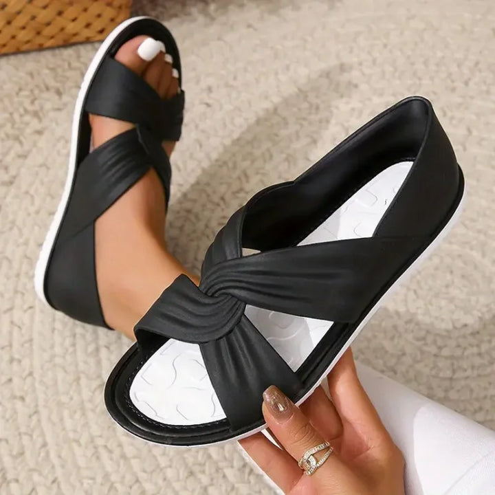 Bequeme Damen Orthopädische Zehensandalen mit Zehentrenner. Ideal für Fersensporn & Fußgewölbestütze.