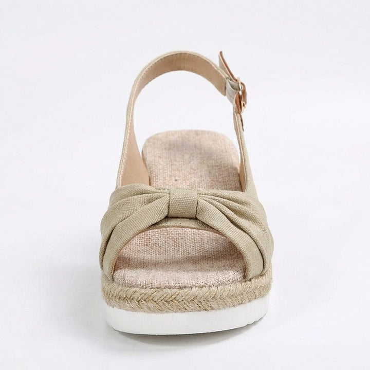 Schmerzfreie Damen Orthopädische Sandalen mit Zehensteg für entspannte Füße.