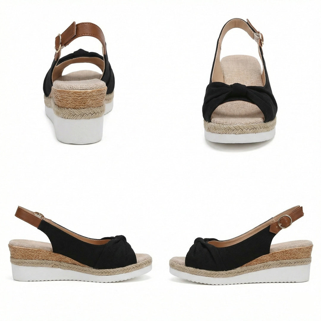 Ergonomische Damen Sommerschuhe: Zehensteg Sandalen mit Fußstütze für maximalen Komfort.