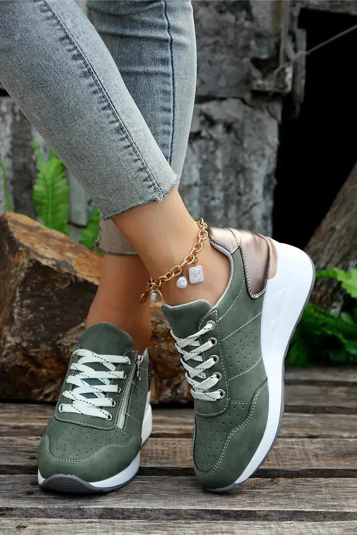 Bequemer Damen Orthopädischer Sneaker "Jasmine" mit Dämpfung & Fußbett für optimale Fußgesundheit im Alltag.