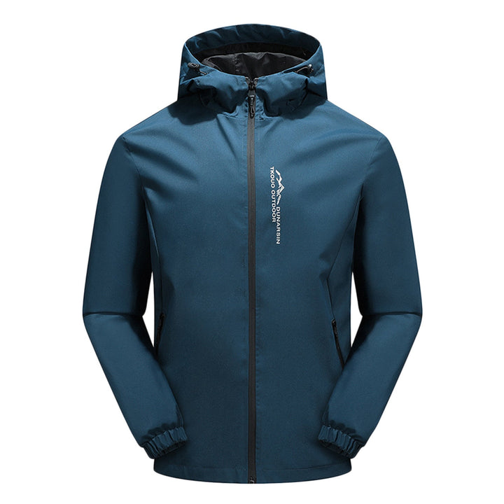 Stylische Damen Wanderjacke, wasserdicht mit Kapuze, perfekt für Übergang & Ganzjahr.