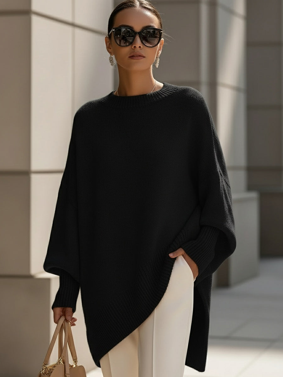 Trendiger Damen Oversized Pullover, schick und modern, perfekt für entspannte Casual Outfits.