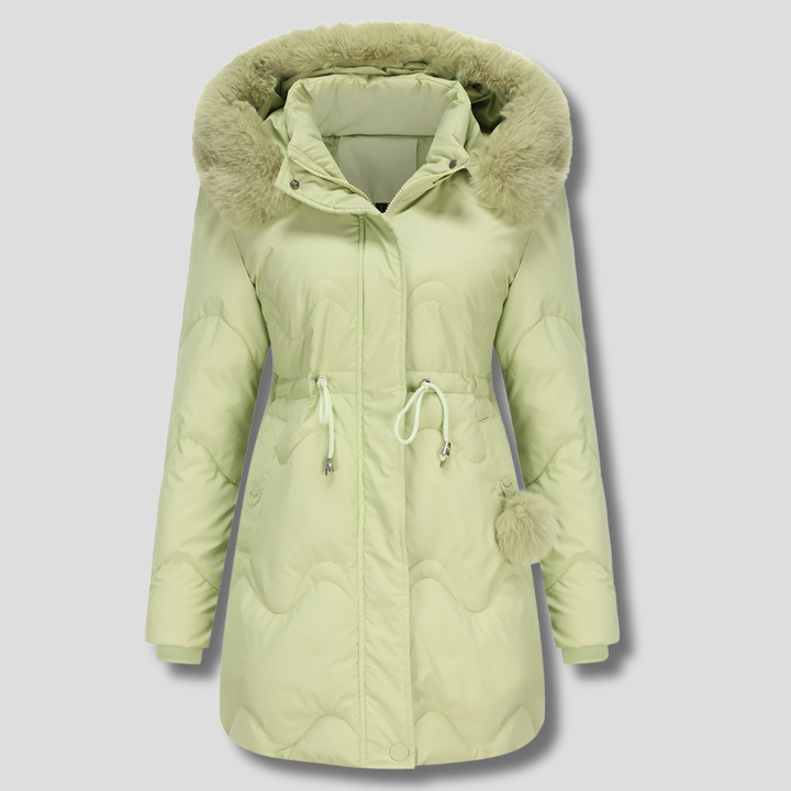 Eleganter Damen Parka Victoria, wasserabweisend und winddicht. Perfekte, stilvolle Winter- und Übergangsjacke.