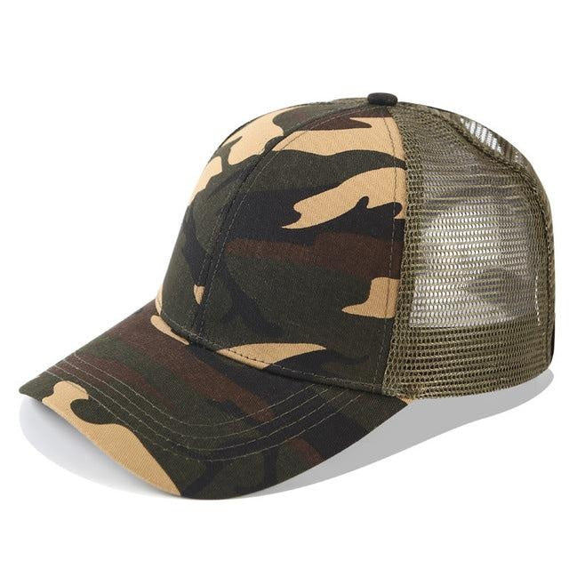 Damen Pferdeschwanz Baseball Cap in Schwarz, stilvoll & praktisch für Sport & Freizeit.