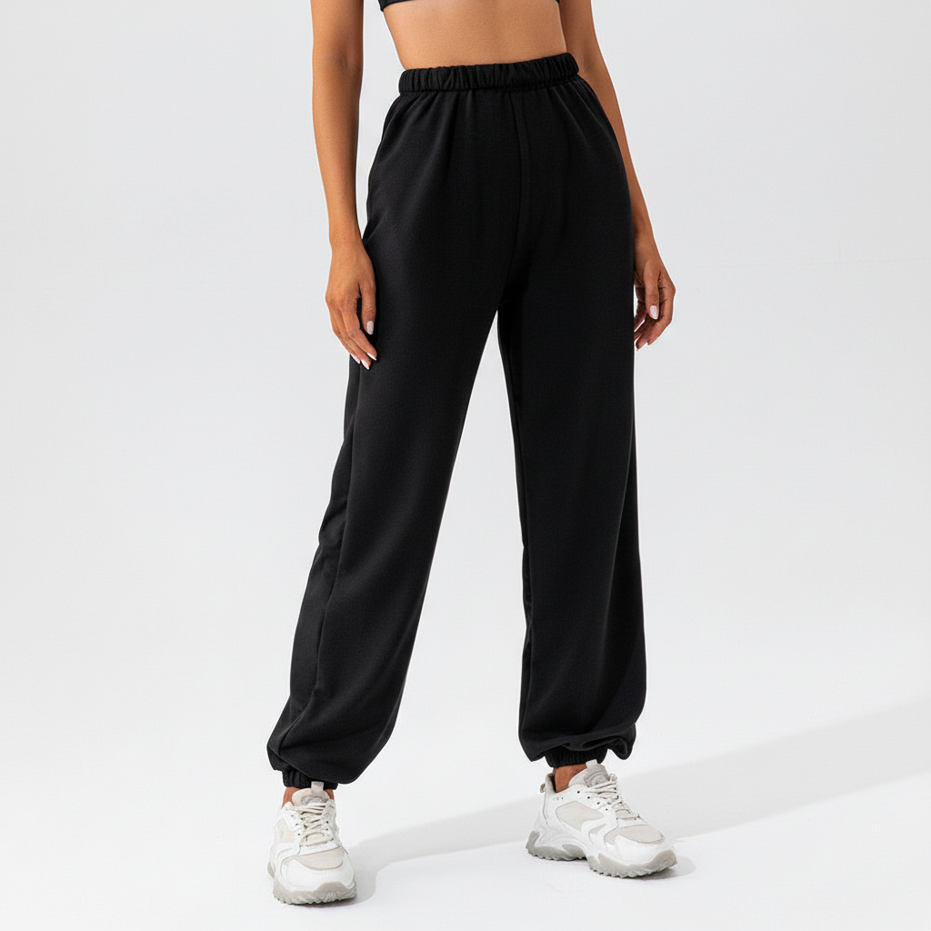 Stilvolle PulseFlex Damensporthose, leicht & flexibel. Perfekte Fitnesskleidung für Training & Yoga.