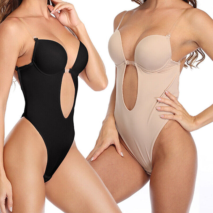 Komfortabler rückenfreier Damen Push-up BH aus atmungsaktivem Material, ideal für lange Abende.