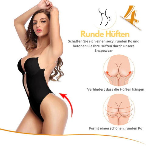 Unsichtbarer Damen Shapewear BH, rückenfrei, für eine makellose Silhouette unter figurbetonter Kleidung.