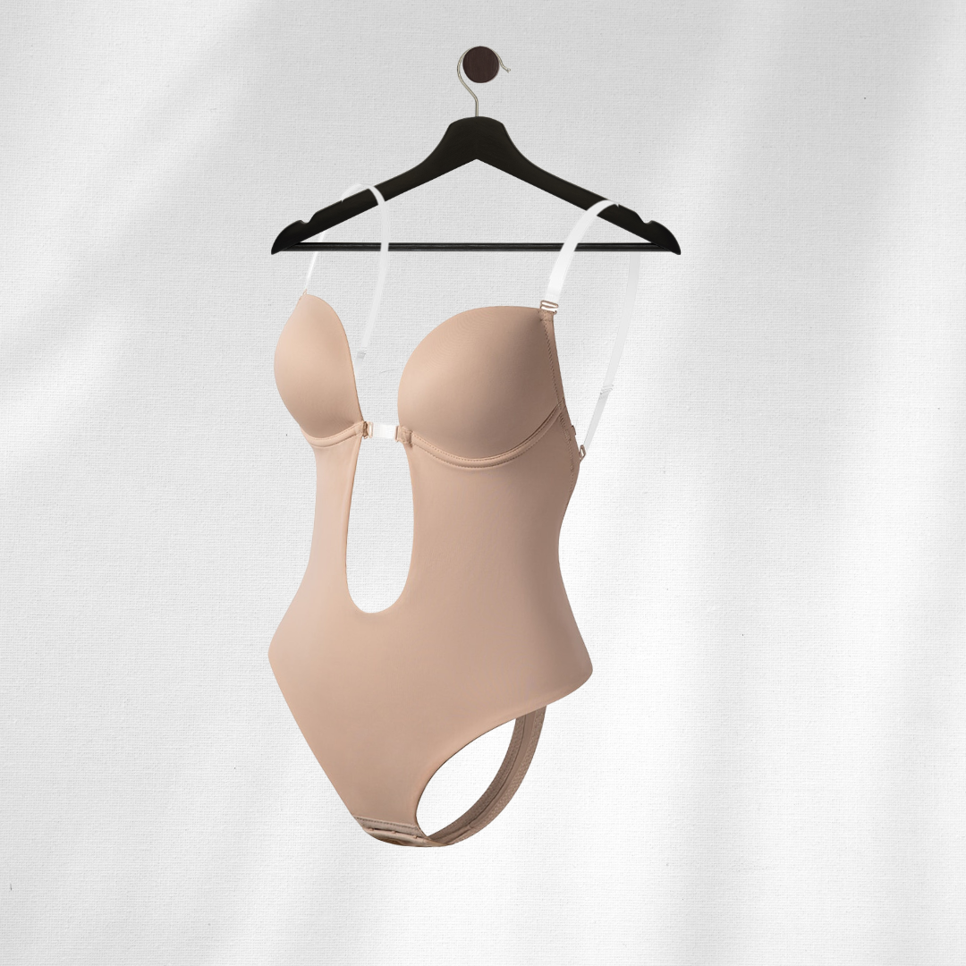 Nahtloser, formender Shapewear BH für Damen, rückenfrei & bügellos, sorgt für eine perfekte Silhouette.
