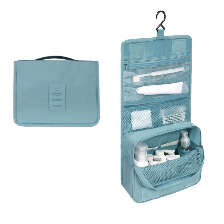 Reise Kosmetiktasche für Frauen, mit Haken, perfekt für Badezimmer & unterwegs.