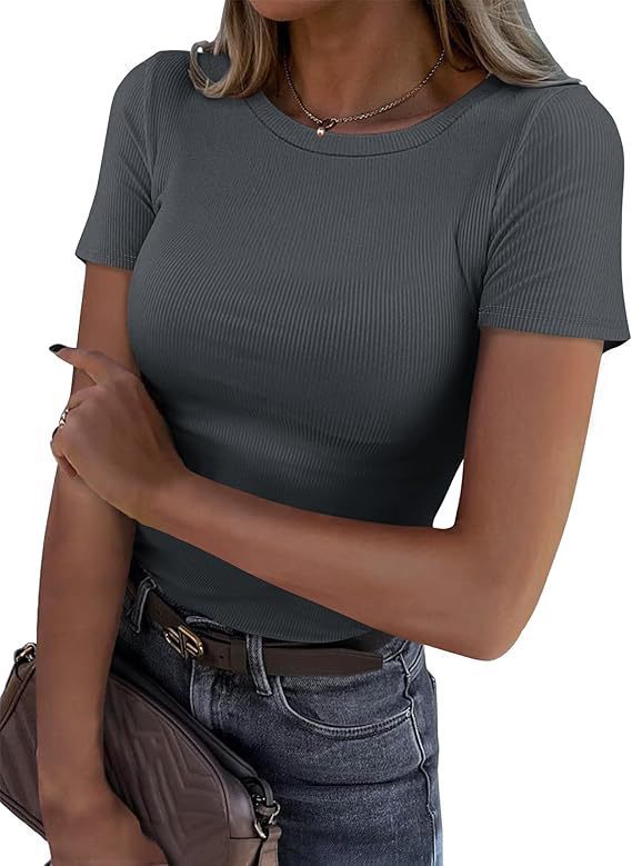 Figurbetontes Ripp-Shirt für Damen, Langarm. Ein Muss für Büro & elegante Freizeit.