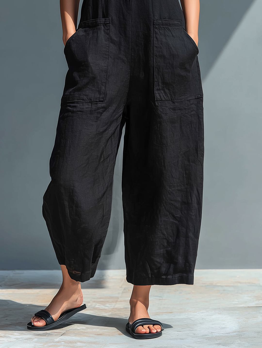 Einteiler Damen: Schicker Overall in langer Form, ideal für einen lässig-eleganten Look.