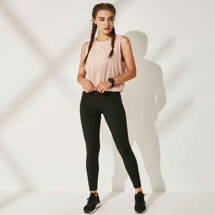 Damen Sporttop MoveBreeze für Fitness & Yoga, ärmellos und atmungsaktiv, unterstützt jede Bewegung.
