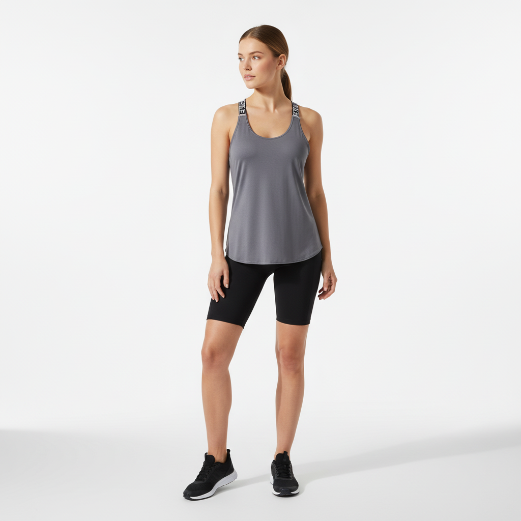 Damen MoveVibe Sporttop, ärmellos, leicht & atmungsaktiv, perfekt für Activewear und Fitness.