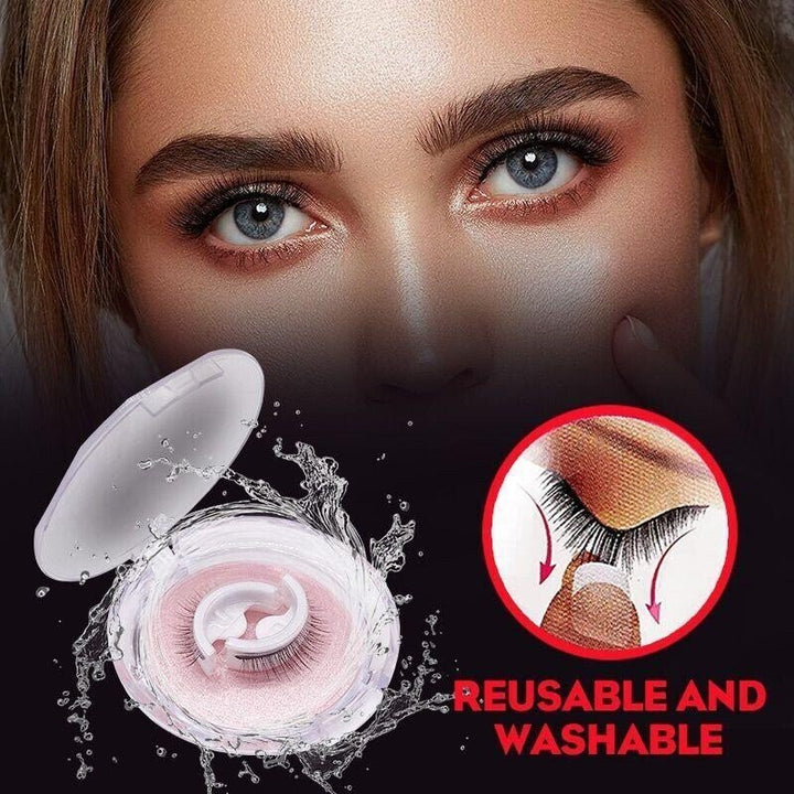 Kleberfreie Damen Wimpern für einen natürlichen Look, lange & dicke, ideal für sensibles Augen-Make-up.