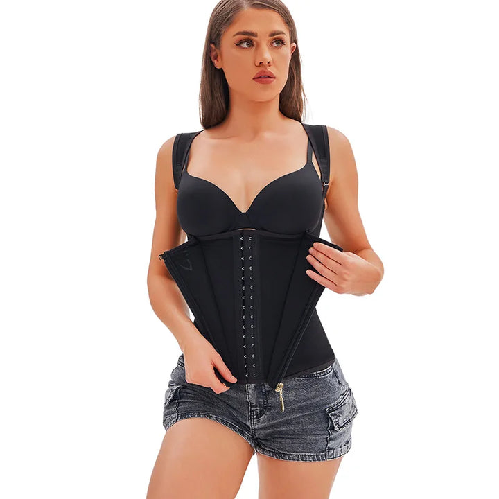 Eleganter Damen Korselett-Taillentrainer als Figurformer für eine glatte Linie & unterstützenden Tragekomfort.