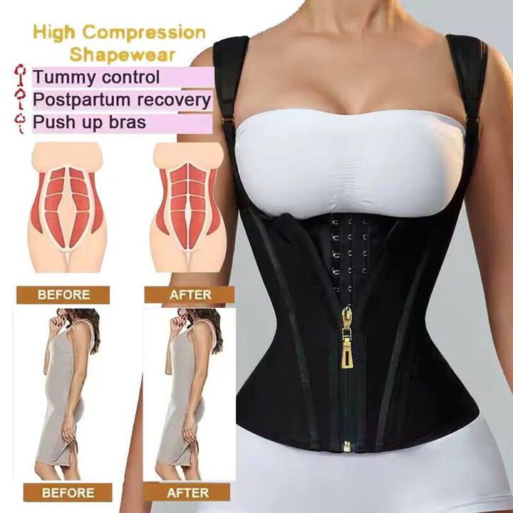 Hochwertiger Damen Bauchweg-Taillentrainer für eine verfeinerte Taille & glatte Figur unter der Kleidung.