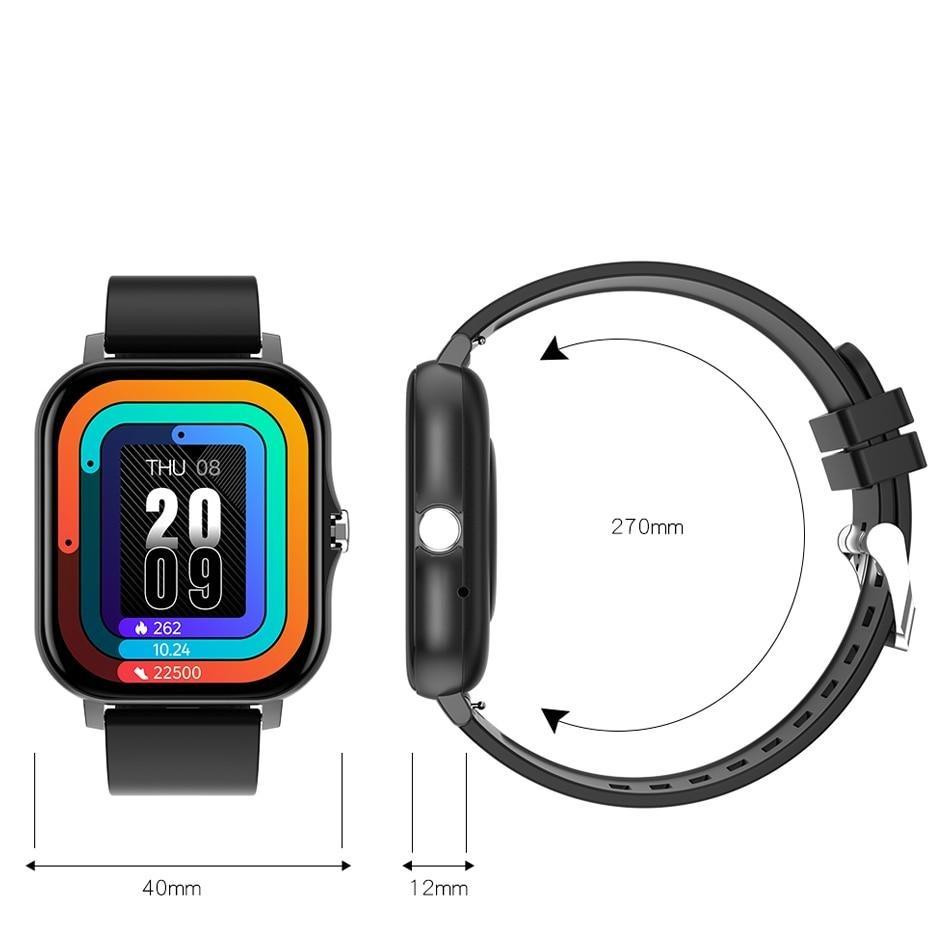 Damen Fitnesstracker Smartwatch überwacht Schritte, Kalorien und Sportaktivitäten präzise.
