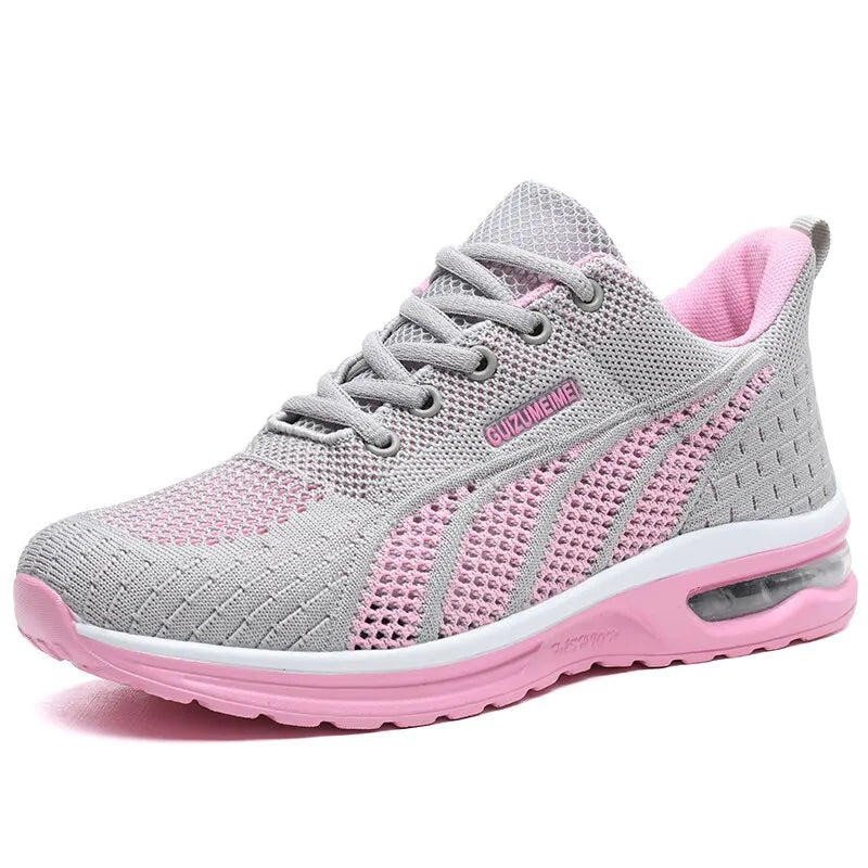 Damen Sneaker Gina, leicht & gedämpft für ganztägigen Komfort. Atmungsaktive Freizeitschuhe.