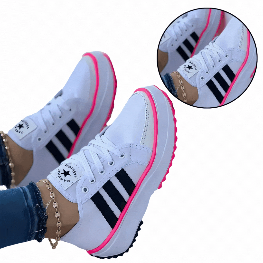 Damen Sneaker, leichte & atmungsaktive Turnschuhe für Alltag und Freizeit. Bequeme Damenschuhe, ideal für Frühling/Sommer.