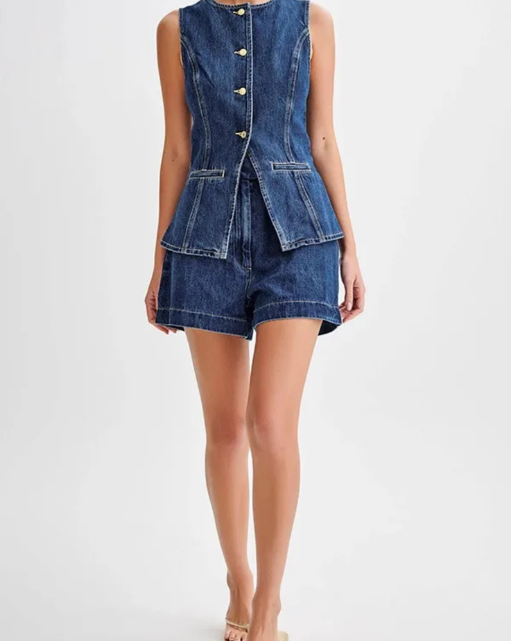 Damen Sommer Set, modischer Zweiteiler aus leichter Jacke & bequemer Hose für stilvolle Freizeitmode & Komfort-Outfit.