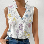 Weiß und bunte Blume