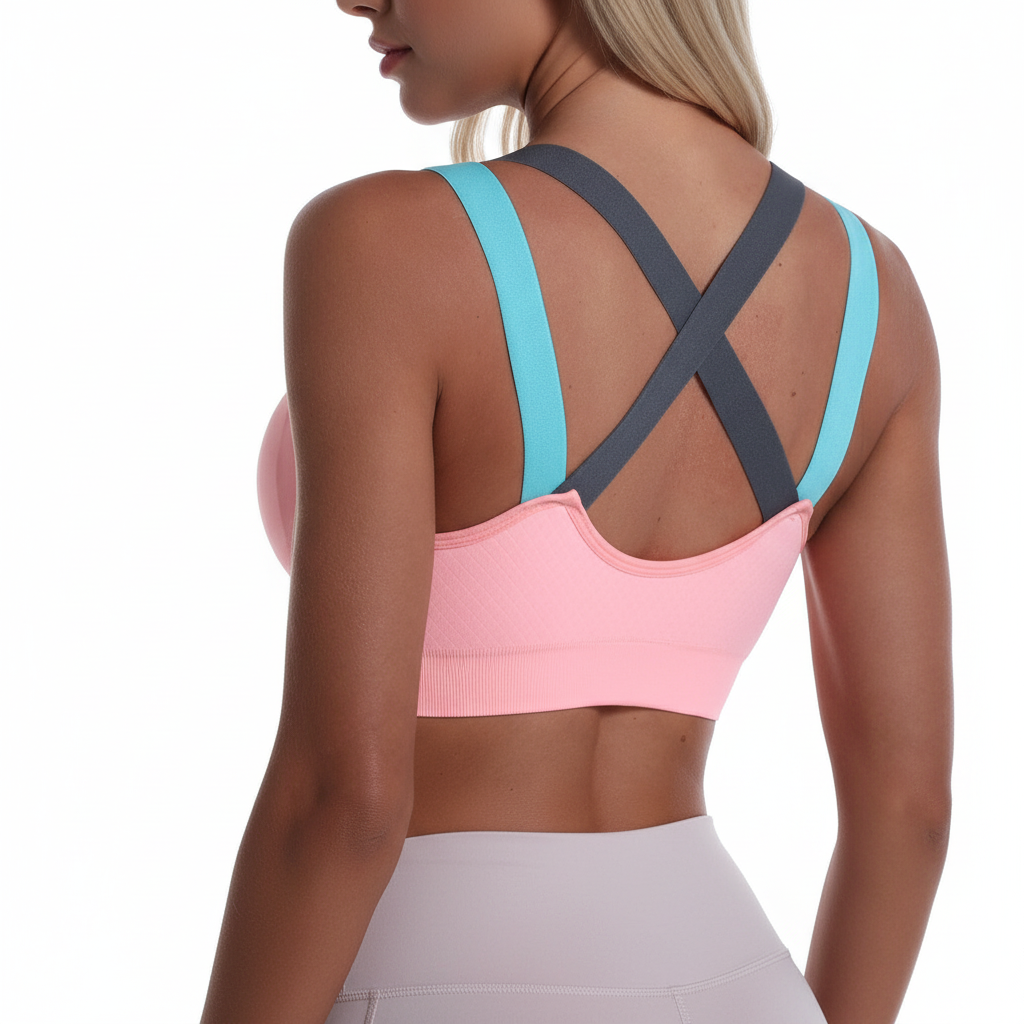Hochwertiges Damen Sportbustier nahtlos. MotionLuxe Sport-BH bietet optimalen Halt für intensive Workouts & Sport.