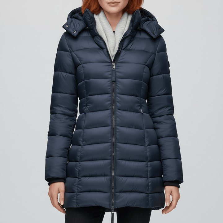 Damen Steppjacke Alexia: Modernes Design, warm & figurbetont, perfekt für den Winteralltag.