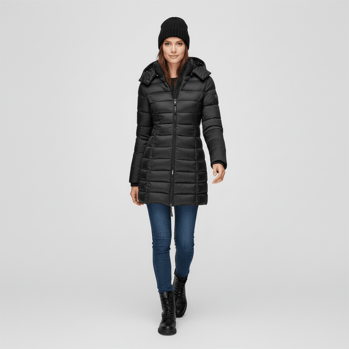 Alltagsparka Alexia: Elegante Damen Steppjacke, warm & schützend vor Kälte, für Herbst & Winter.