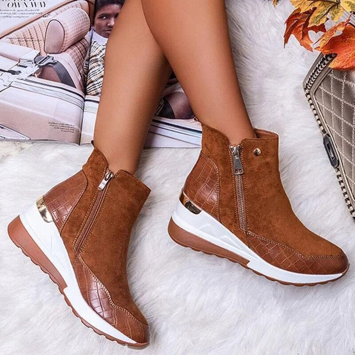 Damen Stiefeletten: Bequeme, wasserdichte Stiefeletten für Damen, ideal für Herbst & Winter.