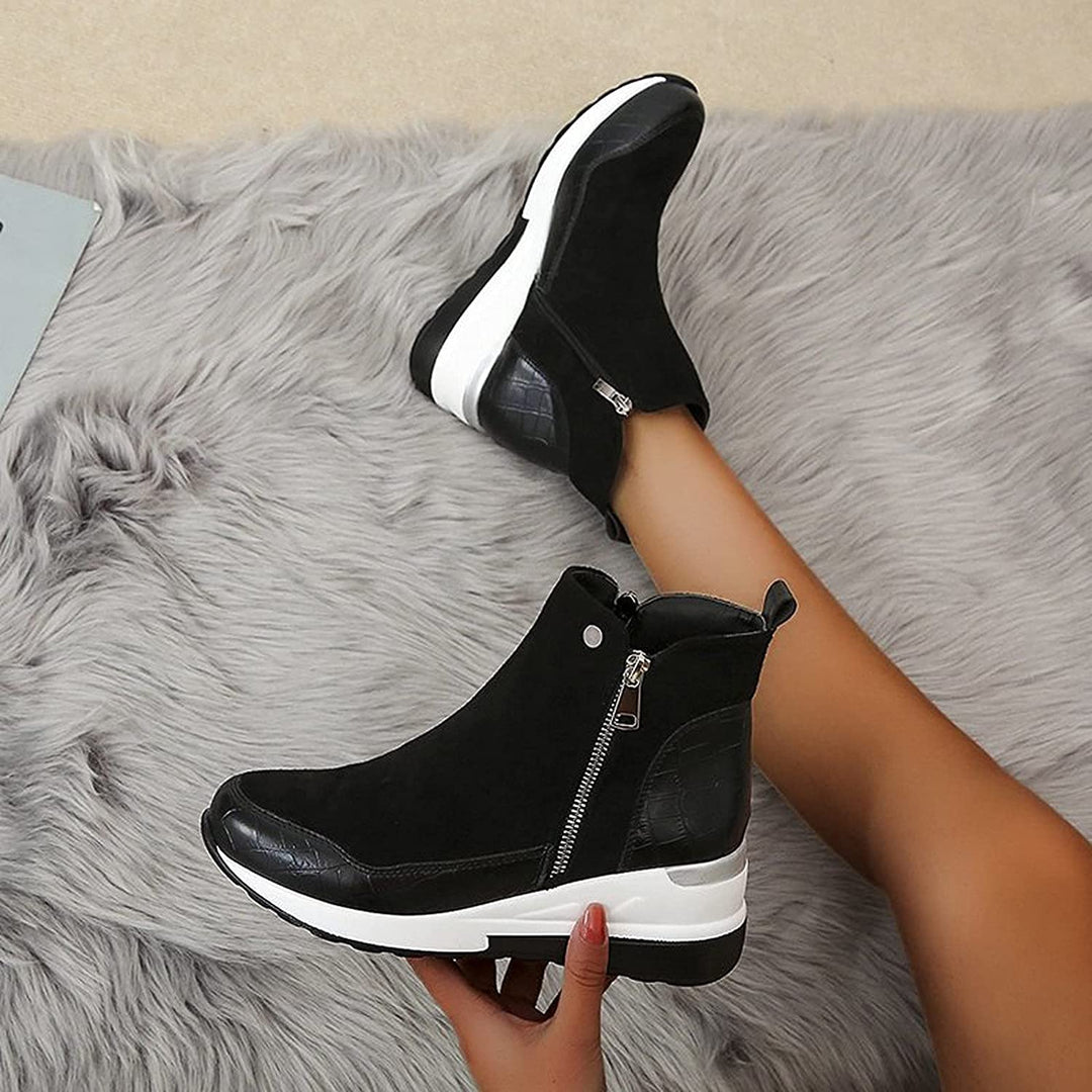 Freizeitschuhe Damen: Bequeme, wasserdichte Stiefeletten, ideal für Outdoor & Stadt.