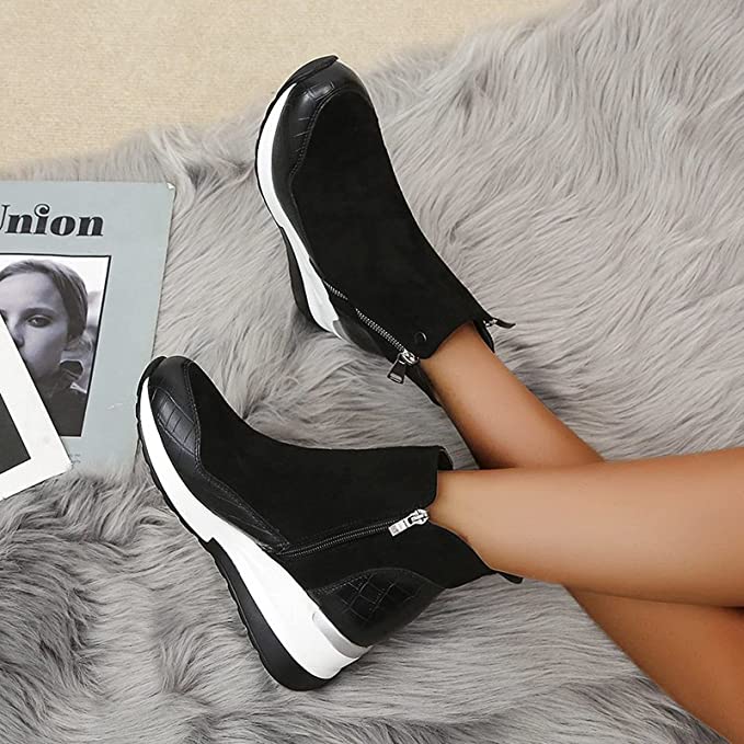 Komfortable Damen Stiefeletten in Dunkelbraun, wasserdicht & stilvoll für den Herbst.