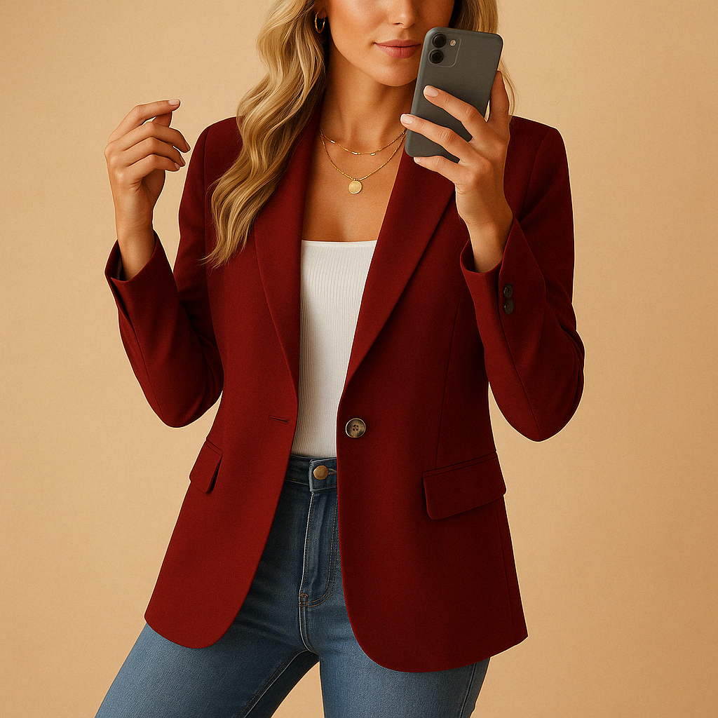 Damen Blazer Isla, tailliert geschnitten, mit Stretch-Anteil, eine elegante Wahl für Business & Büro.