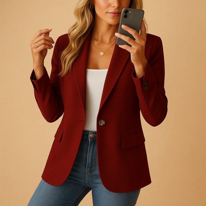 Damen Blazer Isla, tailliert geschnitten, mit Stretch-Anteil, eine elegante Wahl für Business & Büro.