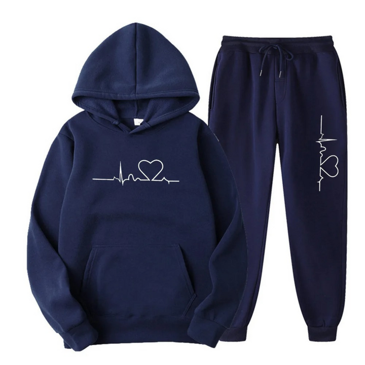 Damen Jogginganzug Set: Weich & atmungsaktiv. Perfekt für Sport, Freizeit oder als bequeme Alltags-Loungewear.