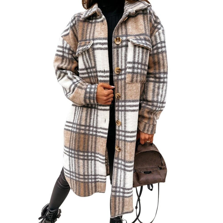 Stilvoller Damen Trenchcoat, doppelreihig, ideal für Business & Freizeit.