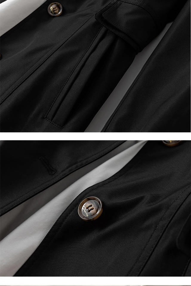 Hochwertiger Trenchcoat für Damen, wasserabweisend, Mode für Herbst.