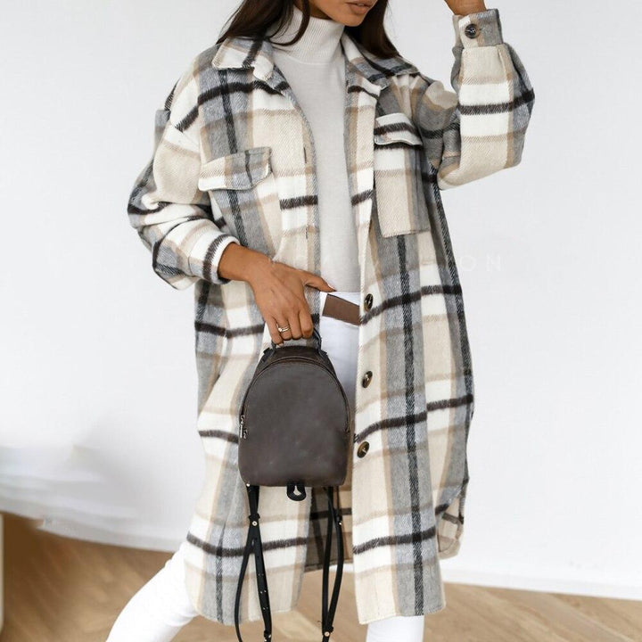 Vielseitige Damen Übergangsjacke, klassisches Design, für jede Garderobe.